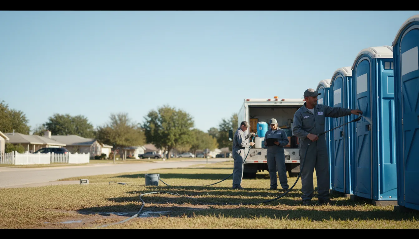 Long-Term Portable Toilet Rental in Cleo Springs, OK near me
